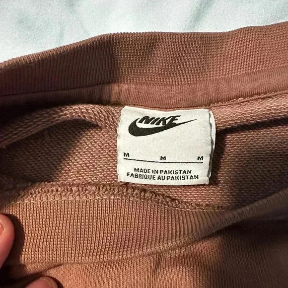 Nike NSW Game Day Club Crew Archaeo Brown Green Tri ColorFQ6142-256 Mens Medium - Picture 8 of 13